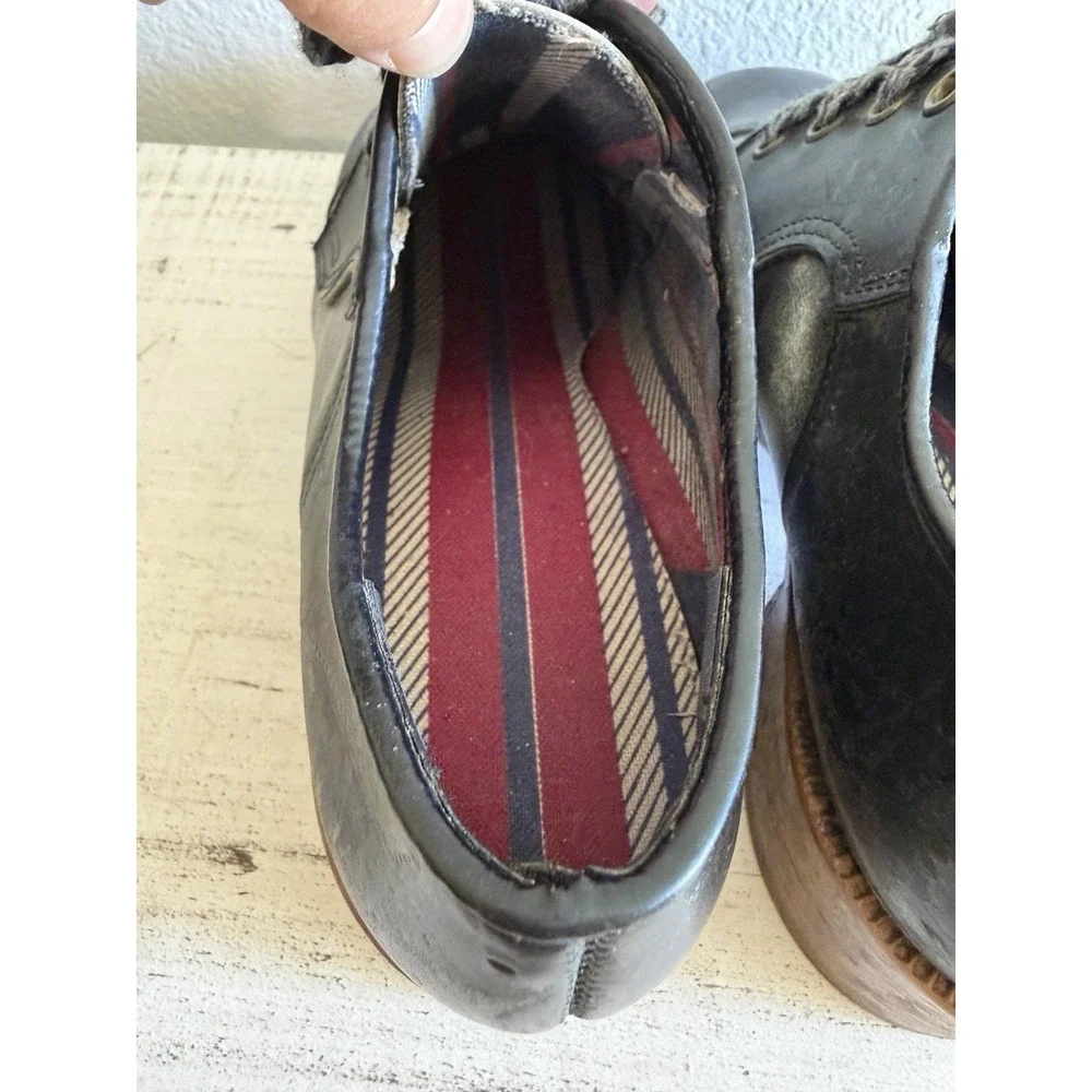 Oxford Two Tone Round Toe Lace Up Swing Shoes for Women Vintage-read See Picture